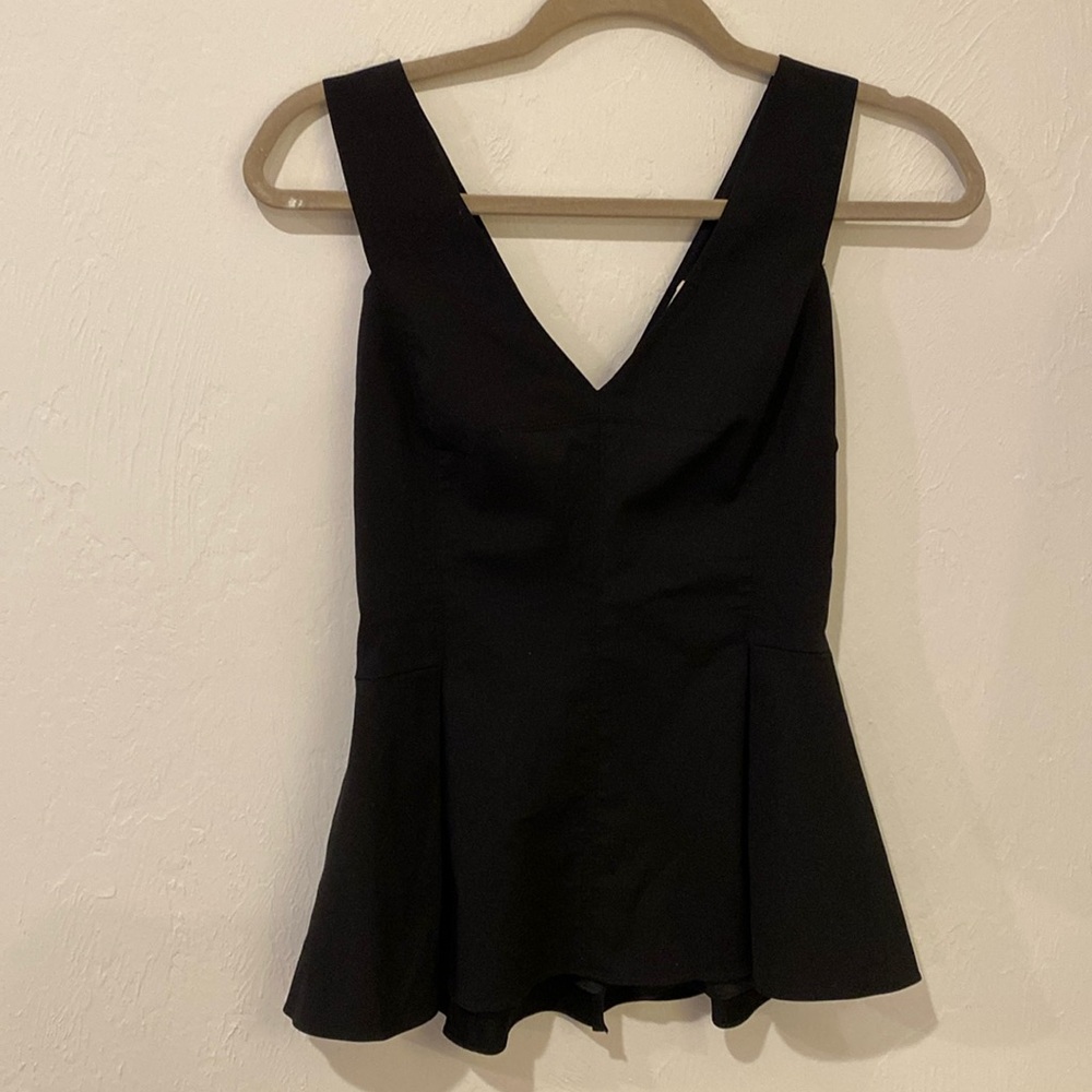 Rebecca Taylor Cutout Peplum Top
